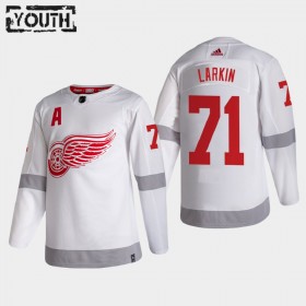 Detroit Red Wings Dylan Larkin 71 2020-21 Reverse Retro Authentic Shirt - Kinderen